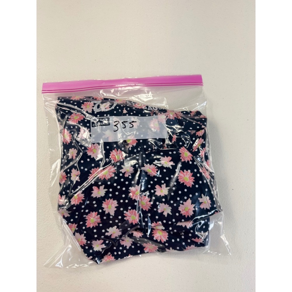 Christopher & Banks Floral maxi Dress Sleeveless Button Front Navy Pink 6 - Picture 8 of 8